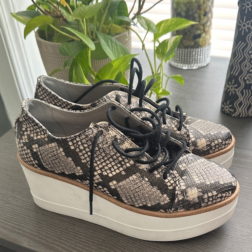 Steve Madden Snakeskin Platform Shoes